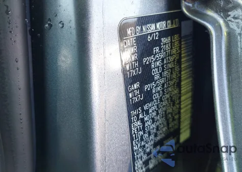 2012 Nissan Juke Sv from USA, damaged, VIN JN8AF5MR8CT116160